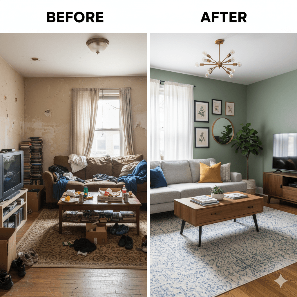 Living Area Transformation Transformation