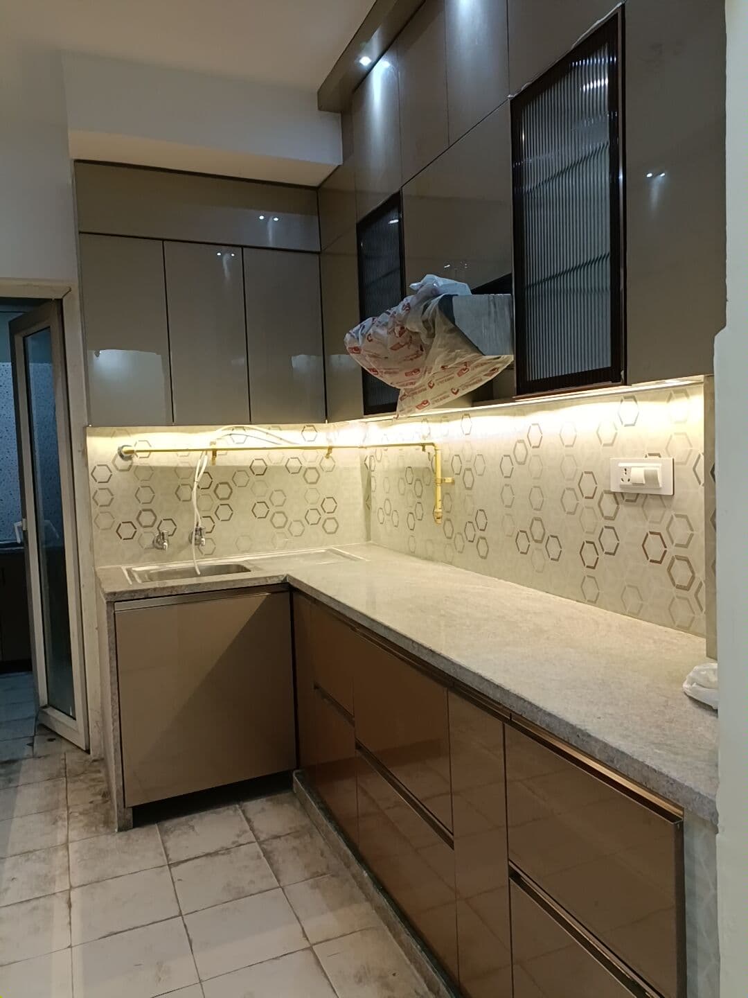 L-Shaped Modular Kitchen Design