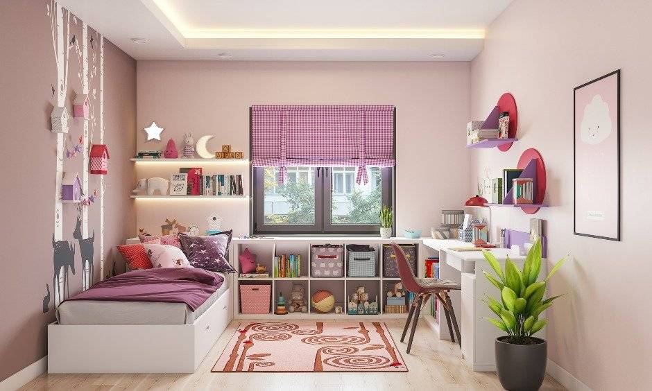 Playful Bunk Bed & Storage Wardrobe